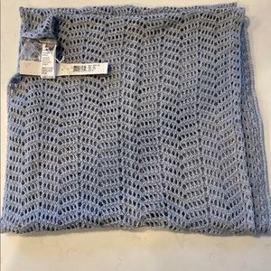 James Perse Los Angeles blue/grey infinity scarf